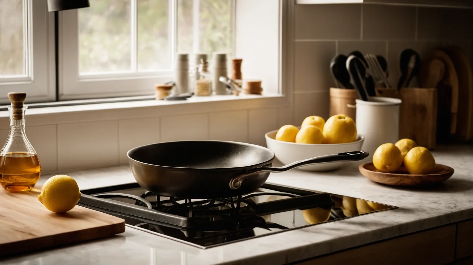 A colorful array of fresh vegetables and proteins sizzling in a pan
