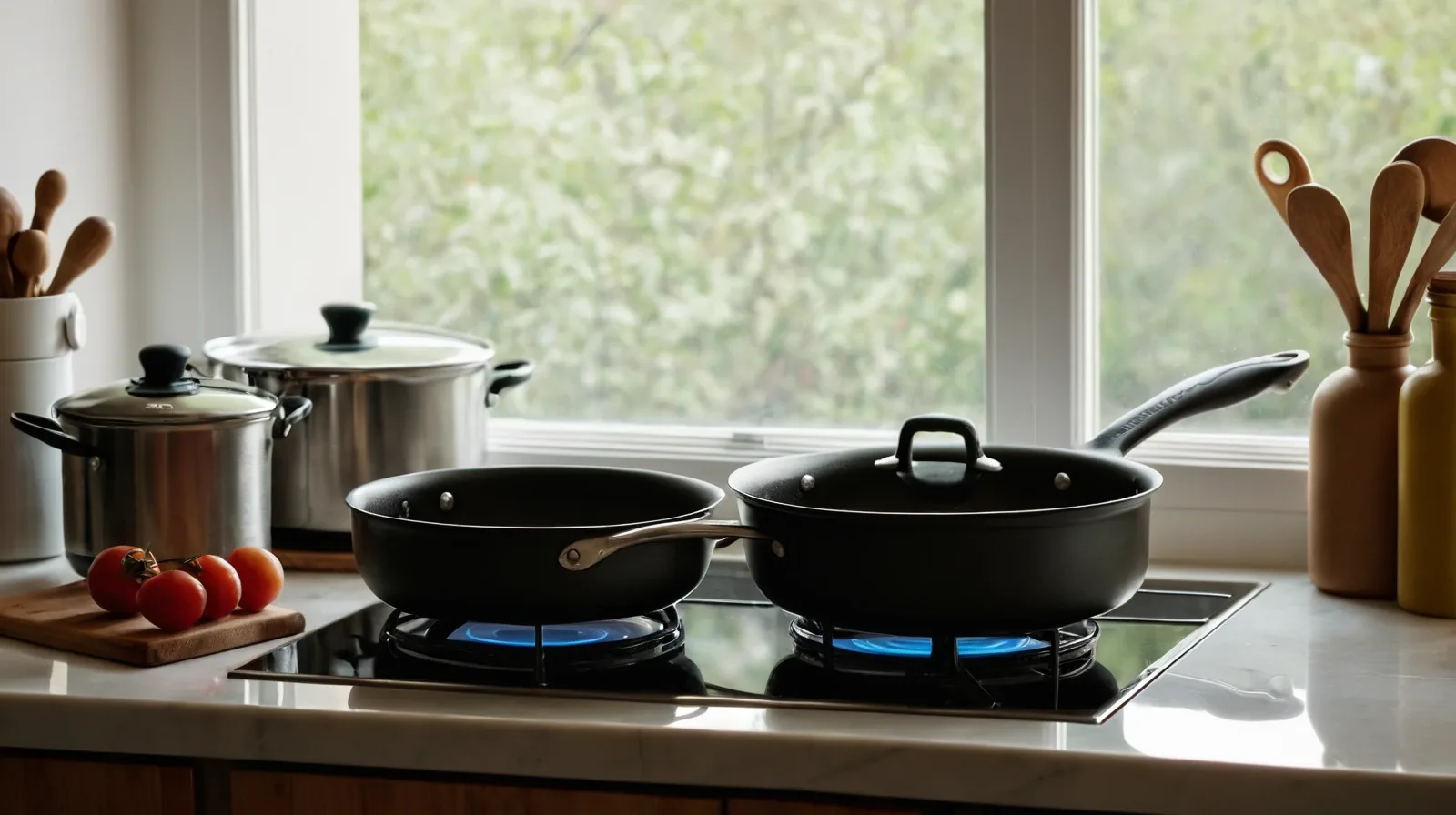 A smooth golden roux in a saucepan over low heat
