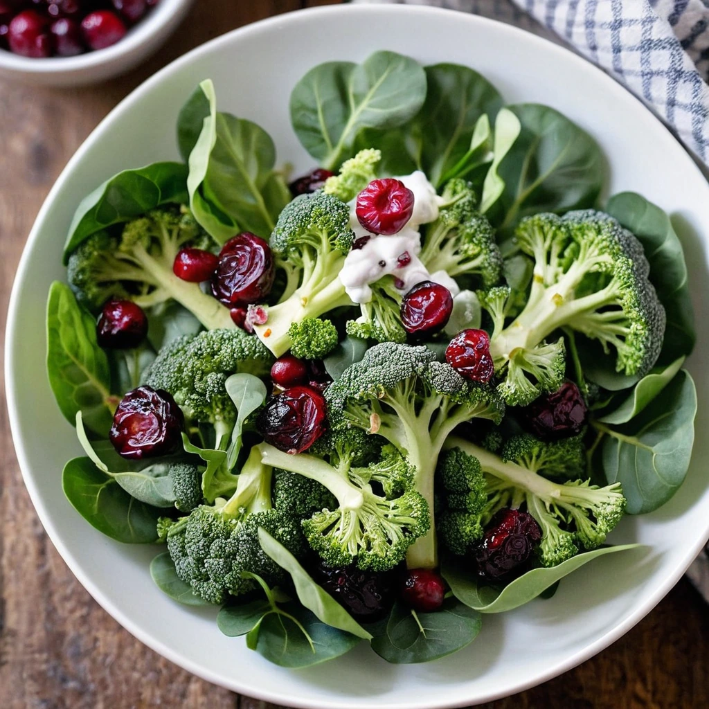 Broccoli Cranberry Sunflower Salad