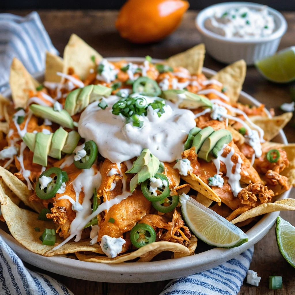 Buffalo Chicken Nachos