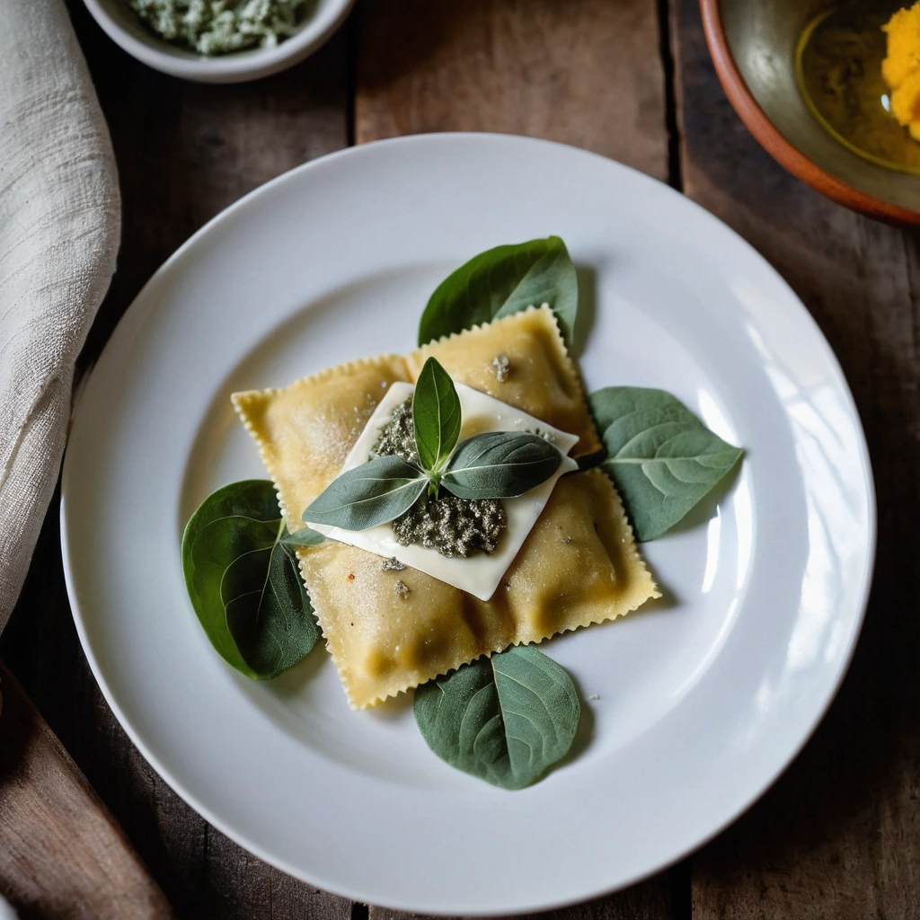Butternut Squash Ravioli with Sage Butter