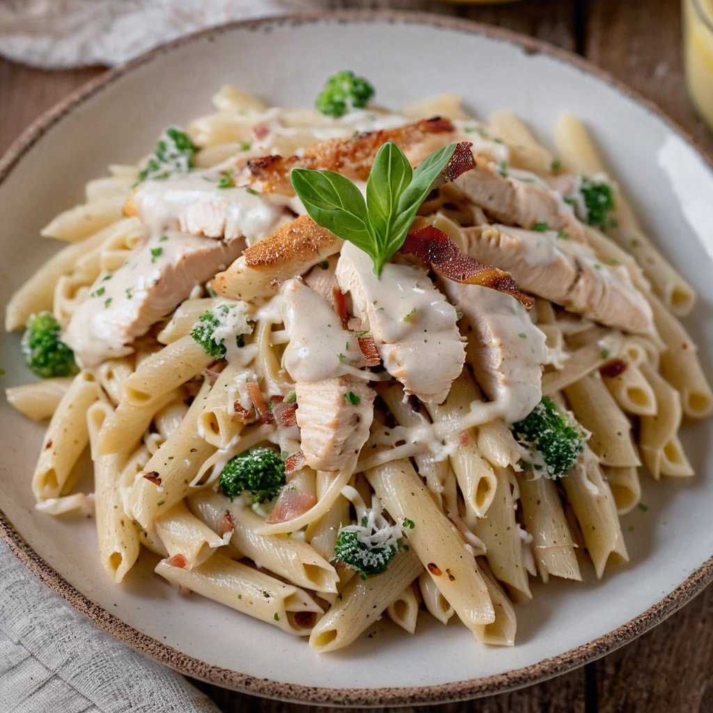 Chicken and Bacon Ranch Pasta