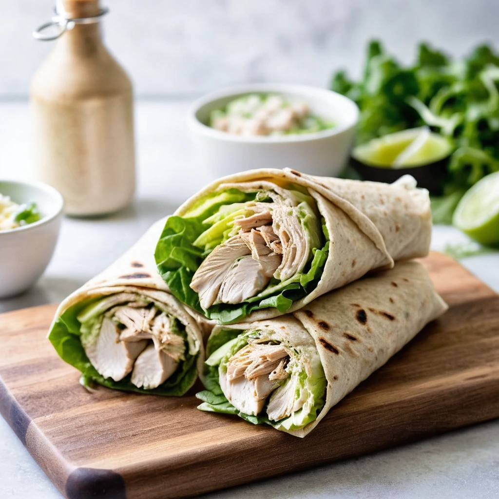 Chicken Caesar Wraps