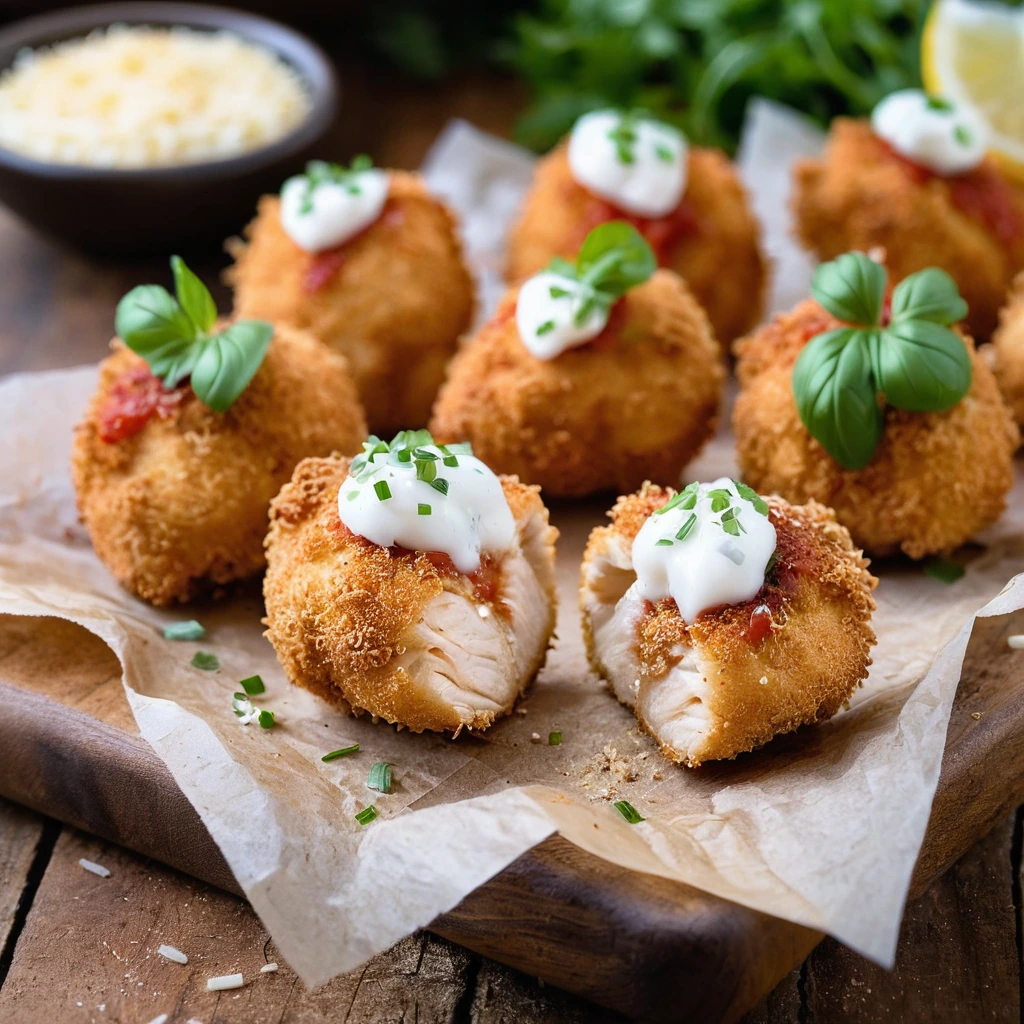 Chicken Parmesan Bites