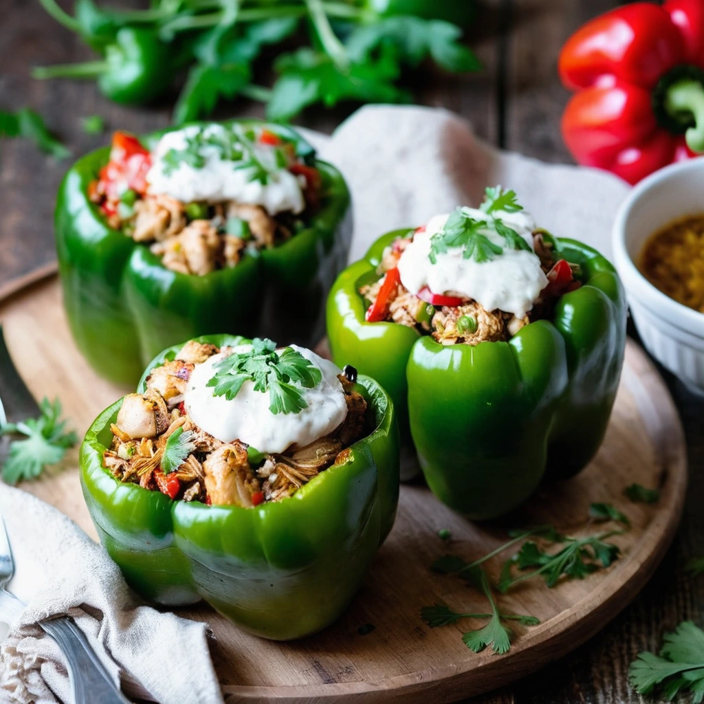 Chicken Stuffed Peppers
