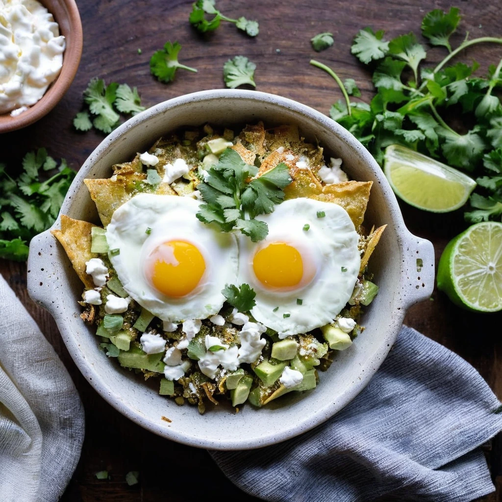 Chilaquiles Verdes Breakfast Bake