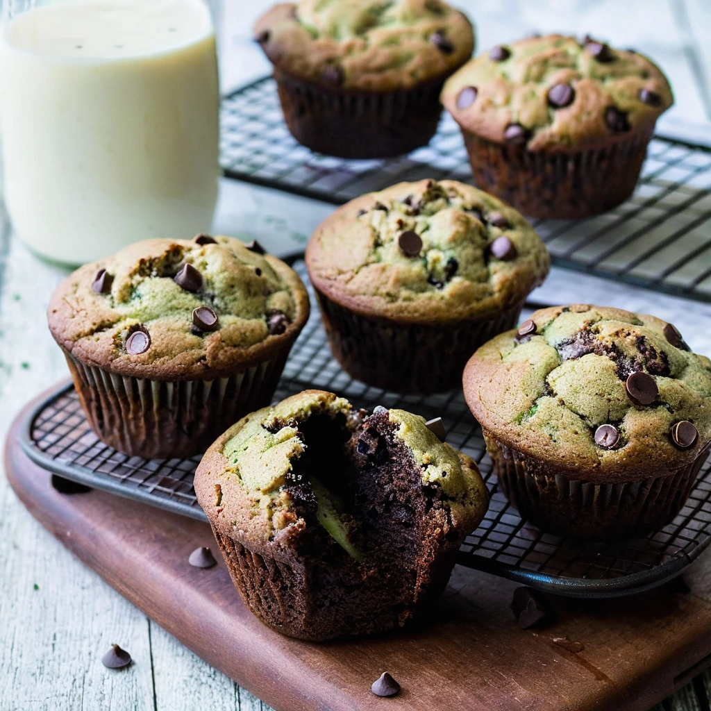 Chocolate Chip Zucchini Muffins