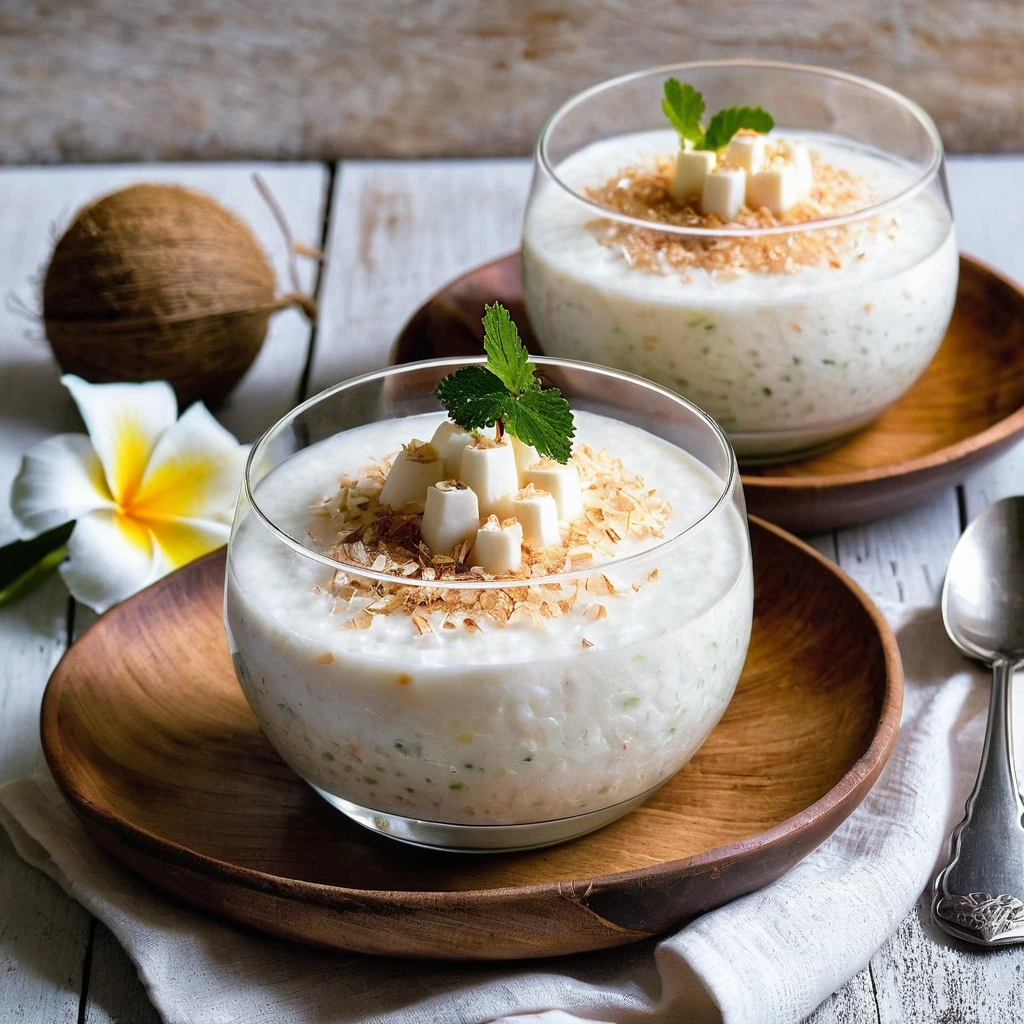 Coconut Tapioca Pudding