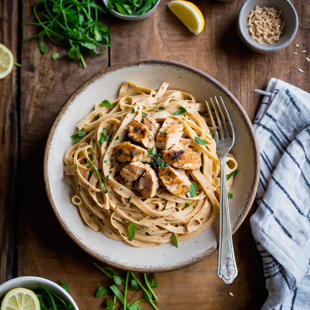 Creamy Cajun Chicken Linguine