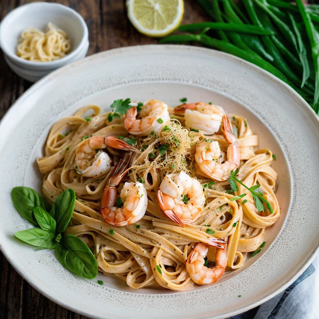 Creamy Cajun Shrimp Pasta