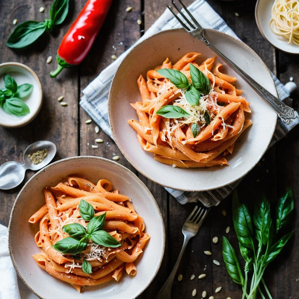 Creamy Roasted Red Pepper Pasta