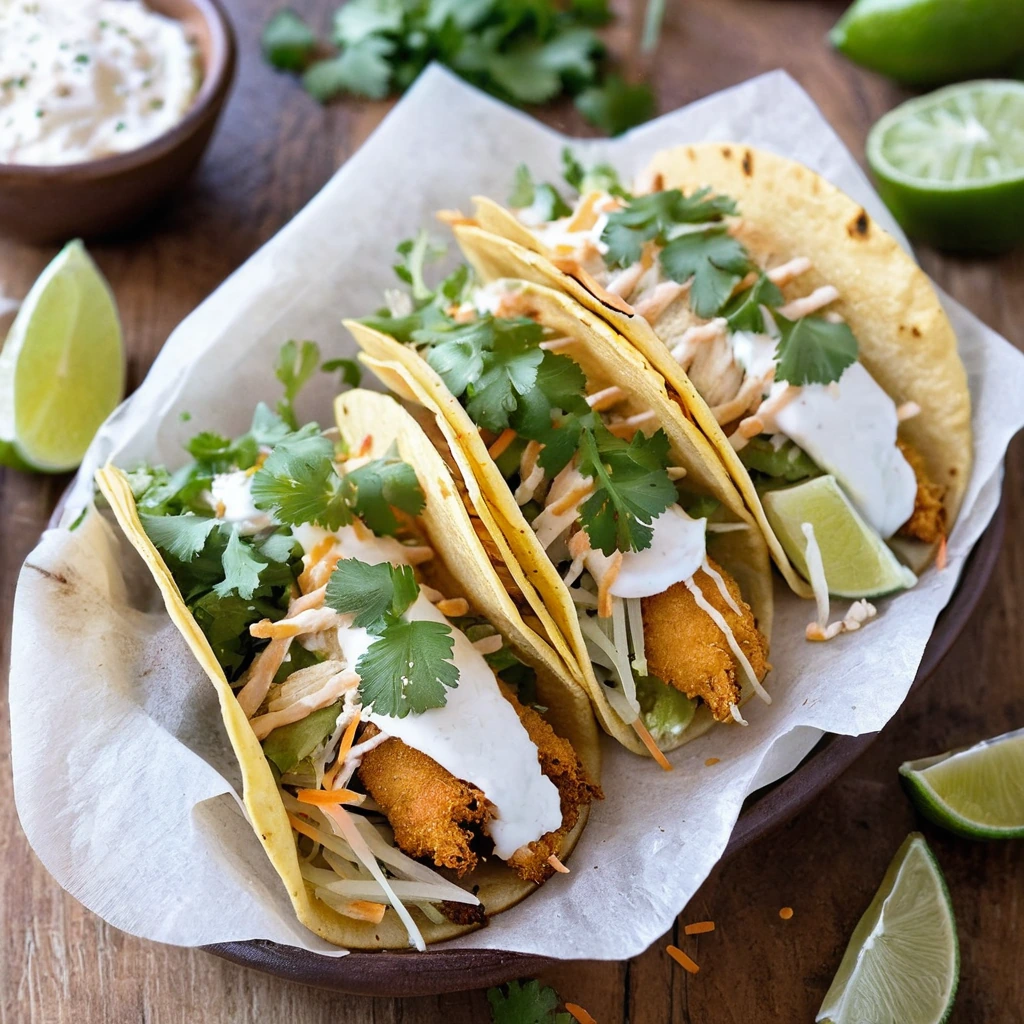 Crispy Baked Fish Tacos