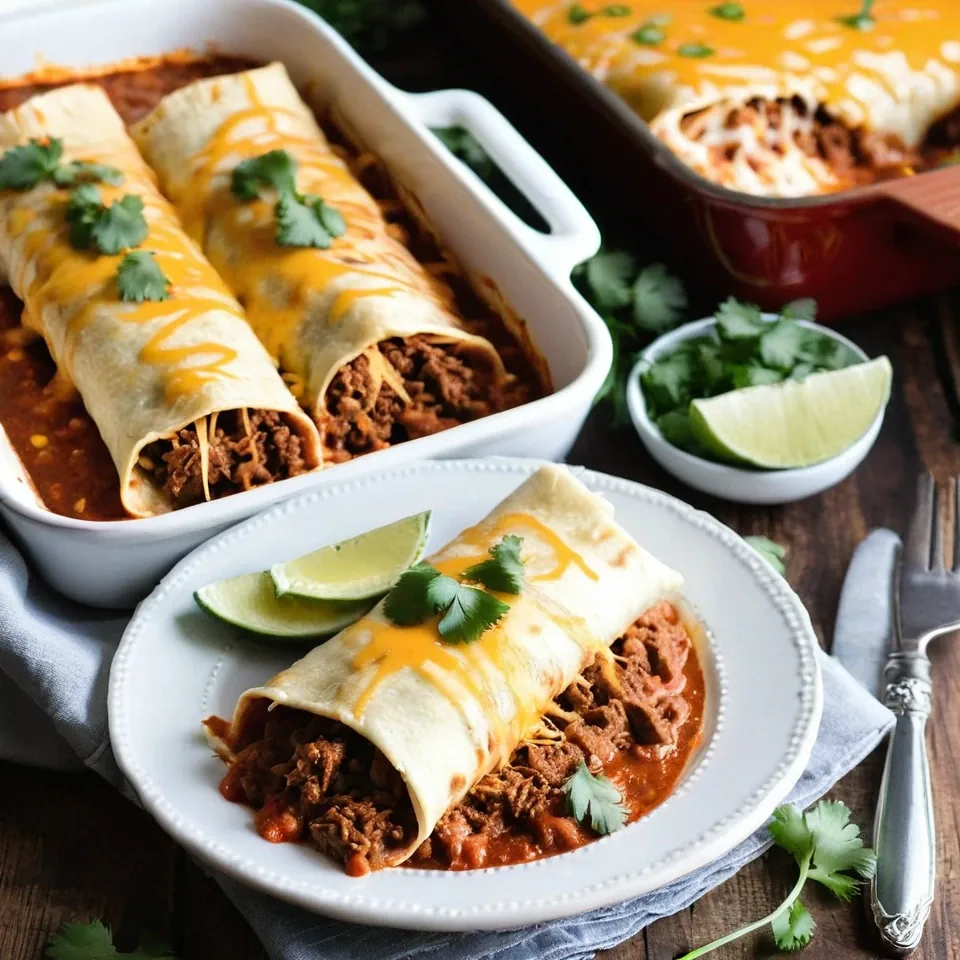 Easy Beef Enchiladas