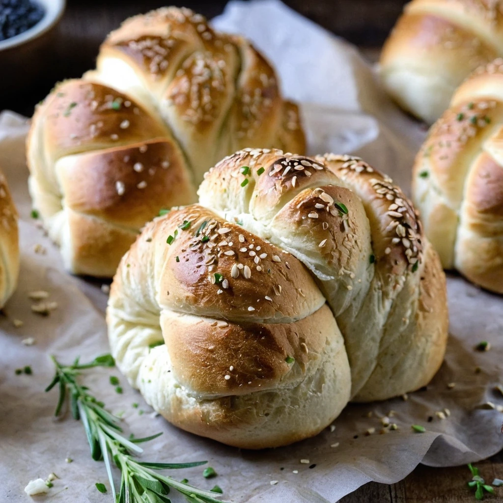 Everything Bagel Pull-Apart Rolls