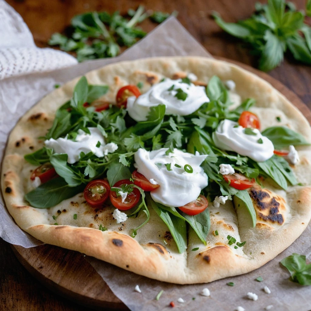 Everything Seasoning Flatbread