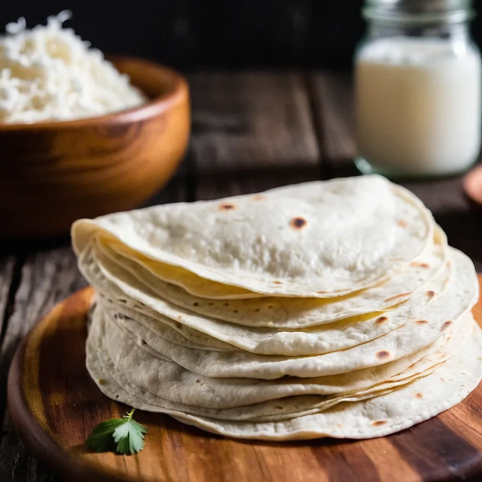 Fluffy Homemade Flour Tortillas
