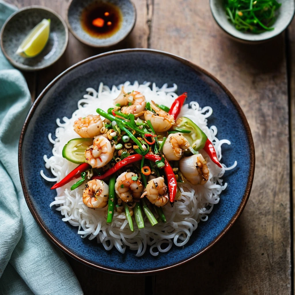 Garlic Chili Squid Stir Fry