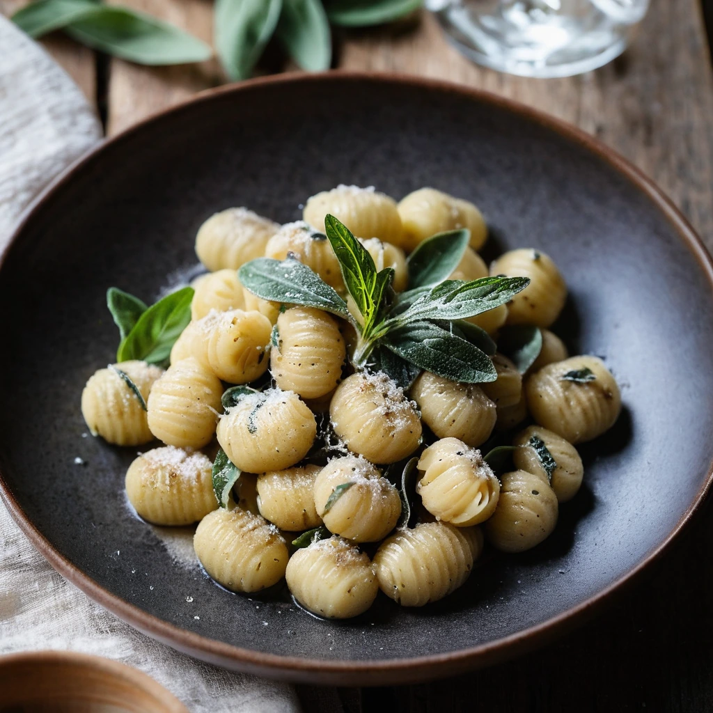 Gnocchi with Brown Butter Sage