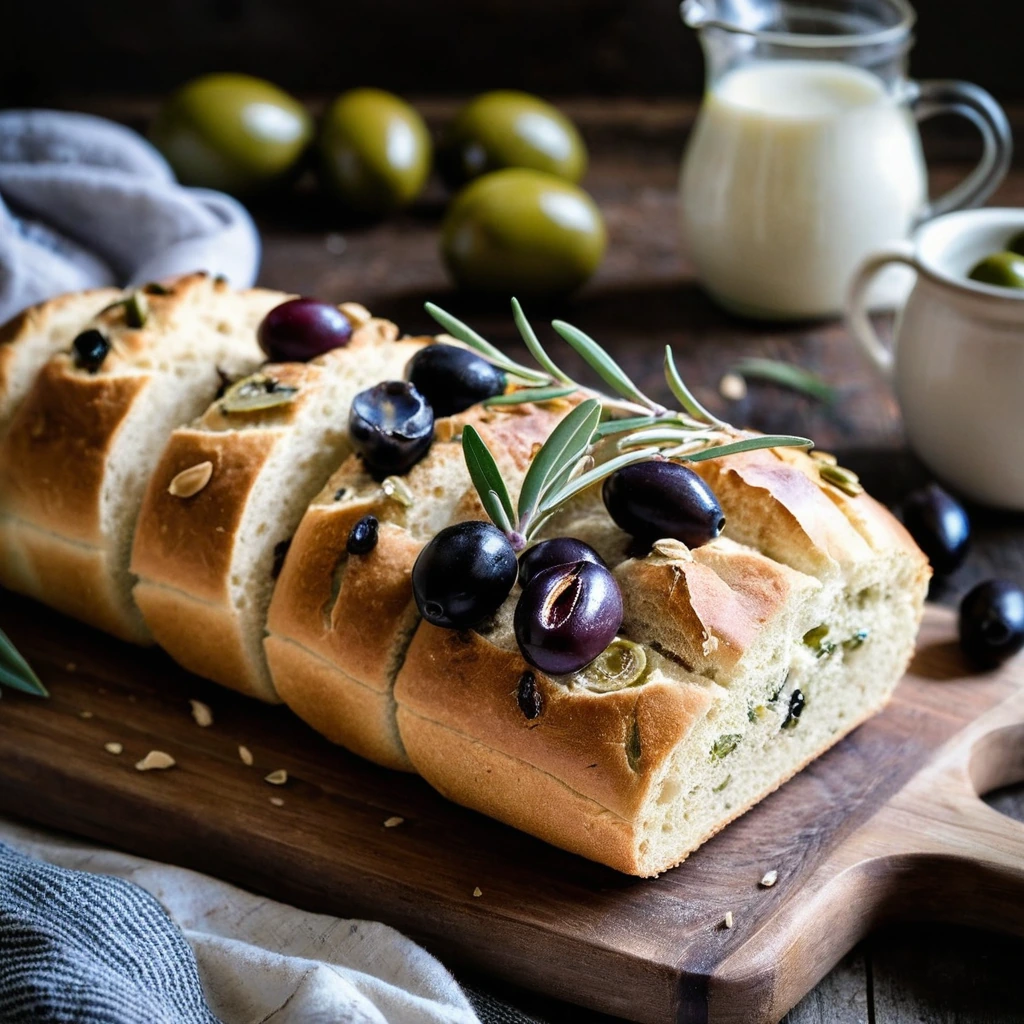 Greek Olive Bread