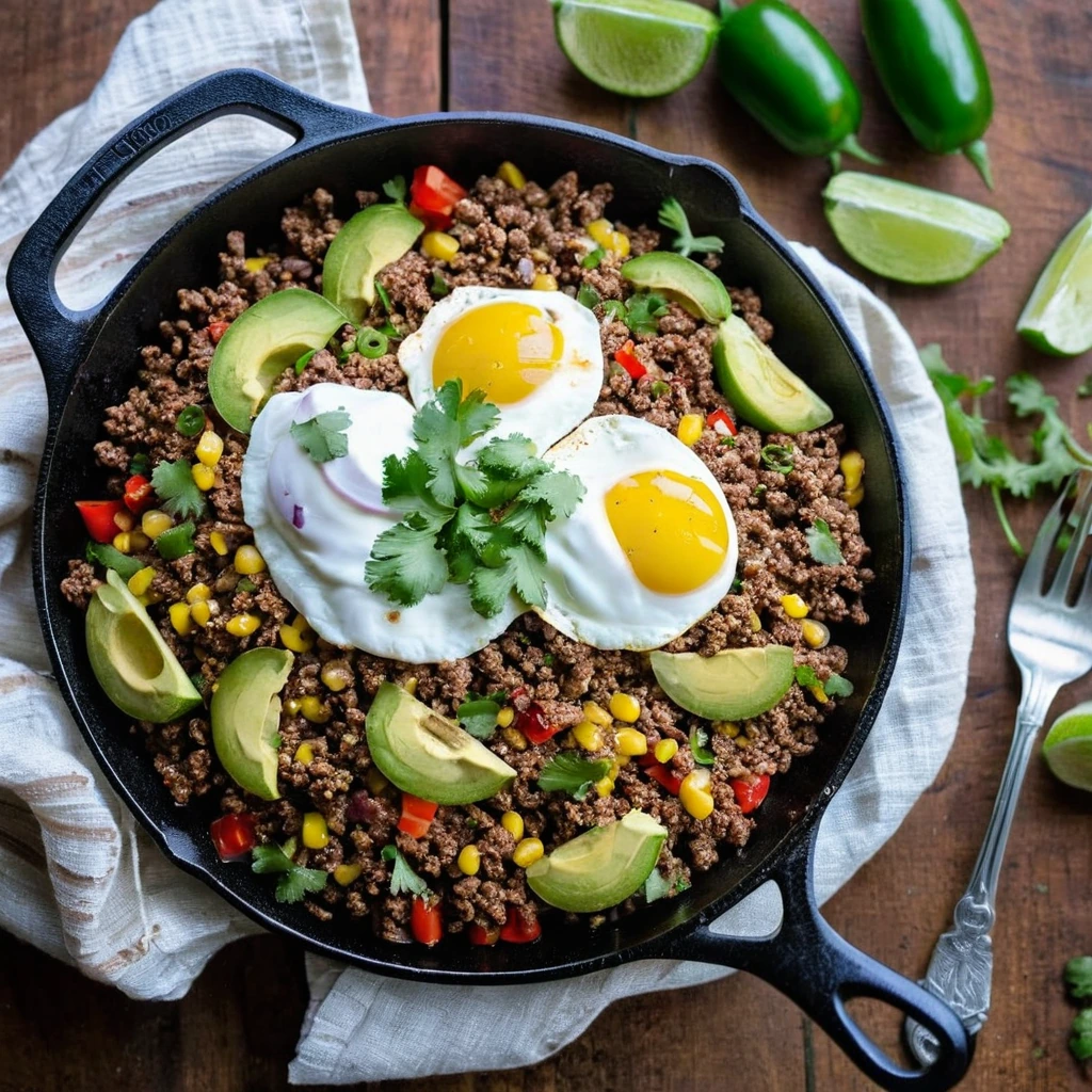 Ground Beef Taco Skillet
