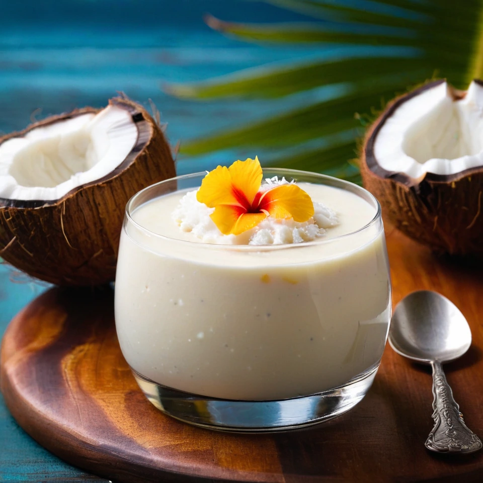 Haupia (Hawaiian Coconut Pudding)