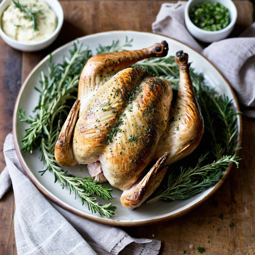 Herb Butter Roast Turkey