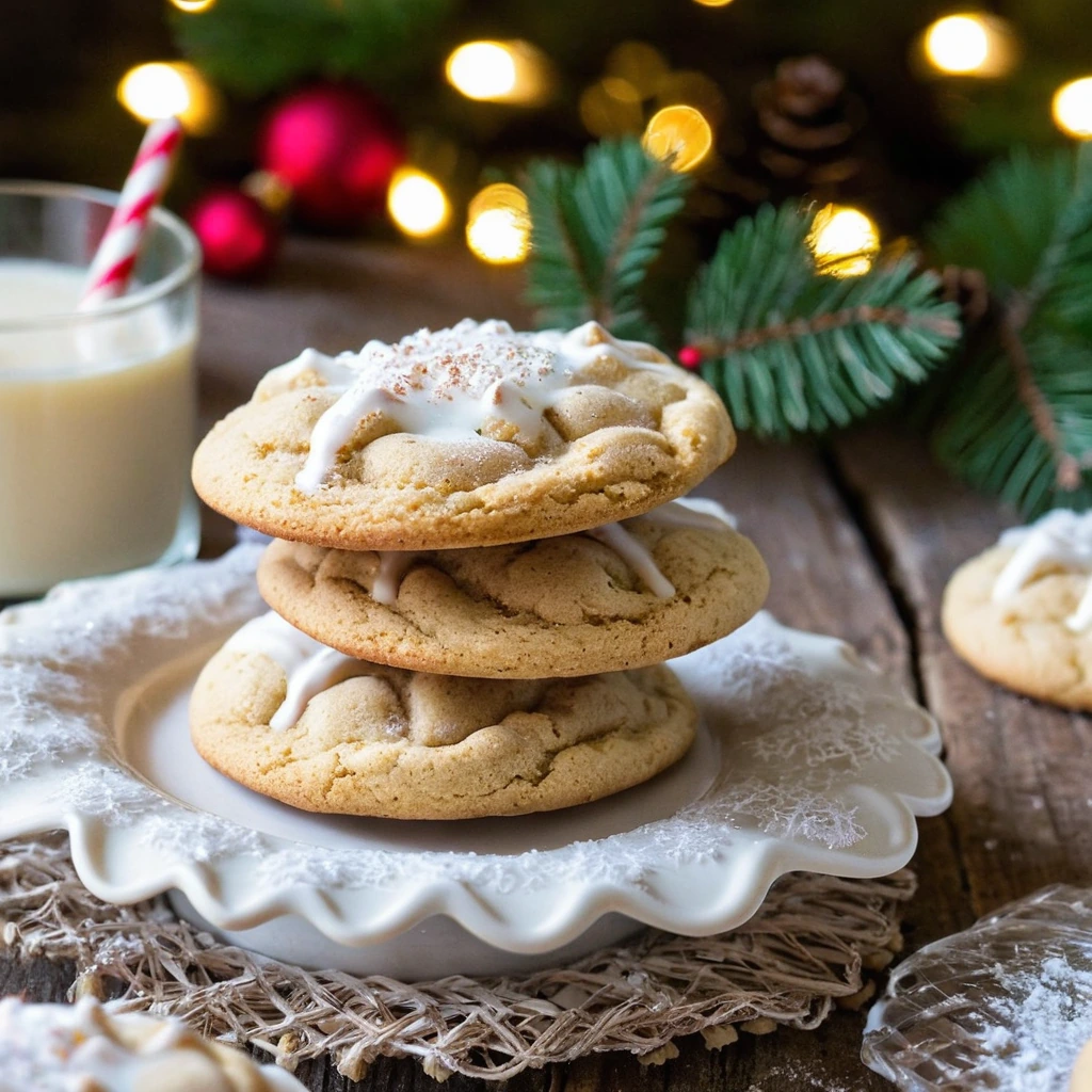 Holiday Eggnog Cookies
