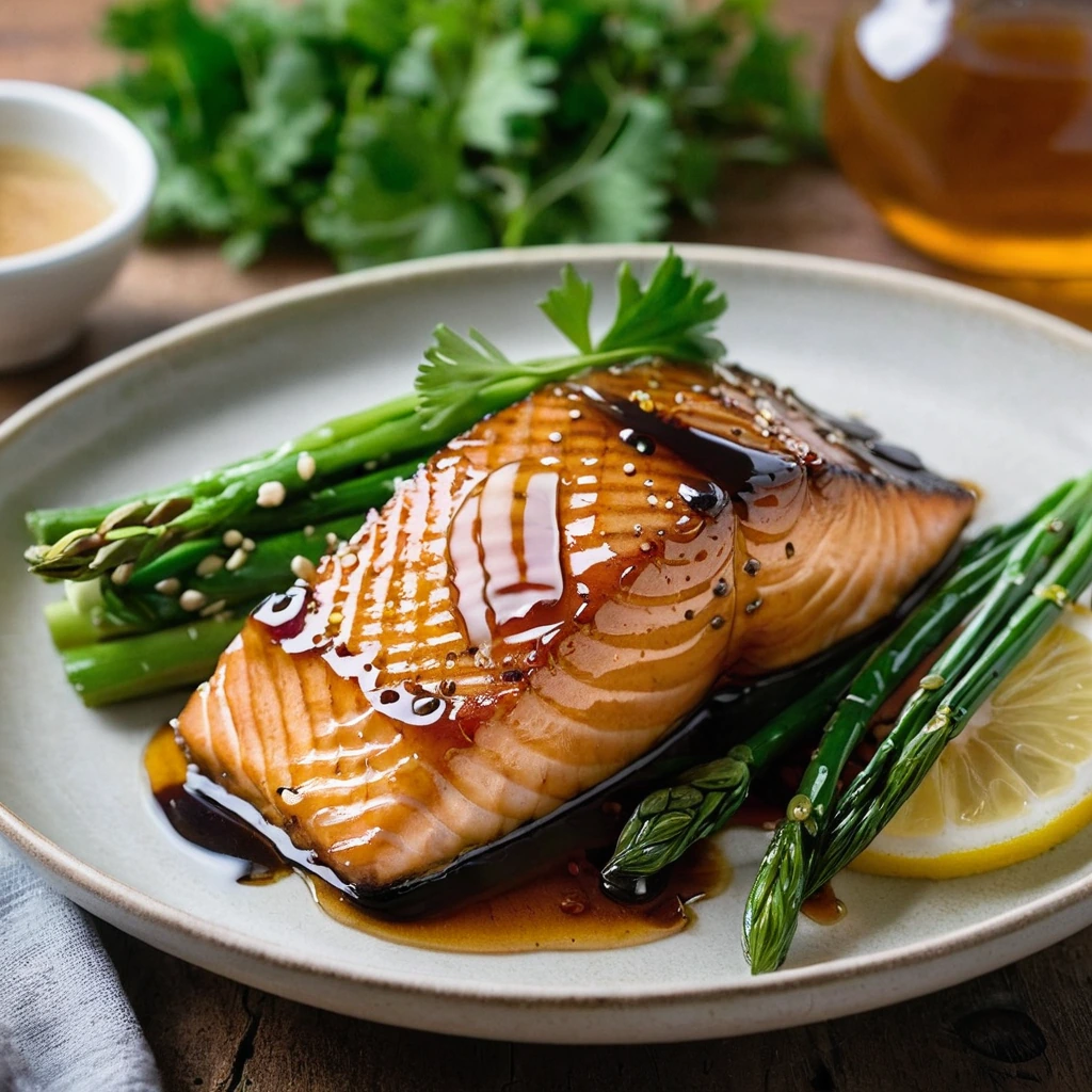 Honey Soy Glazed Salmon