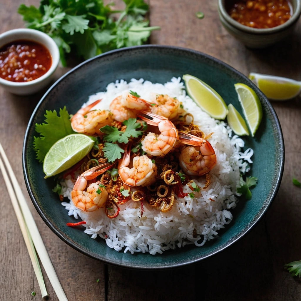 Indonesian Sambal Shrimp