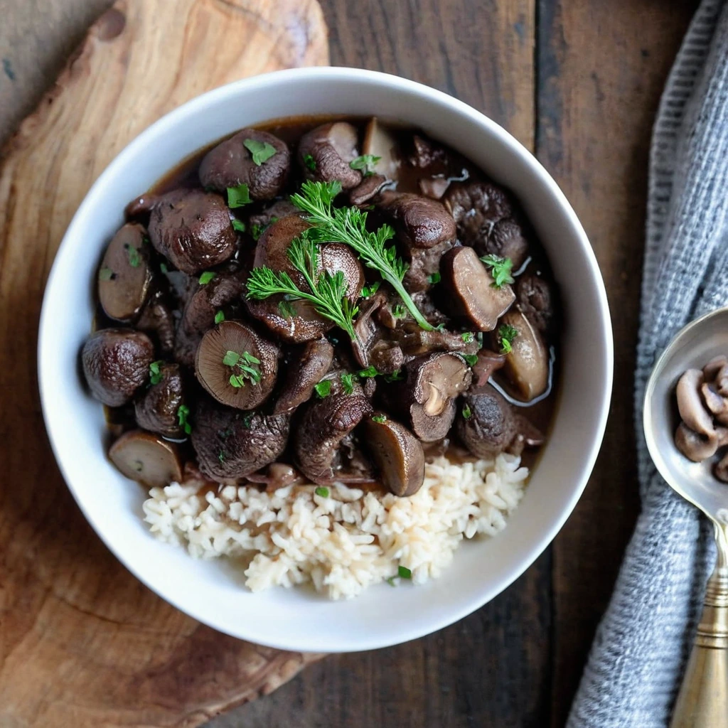 Instant Pot Red Wine Mushroom Beef Stew Meat