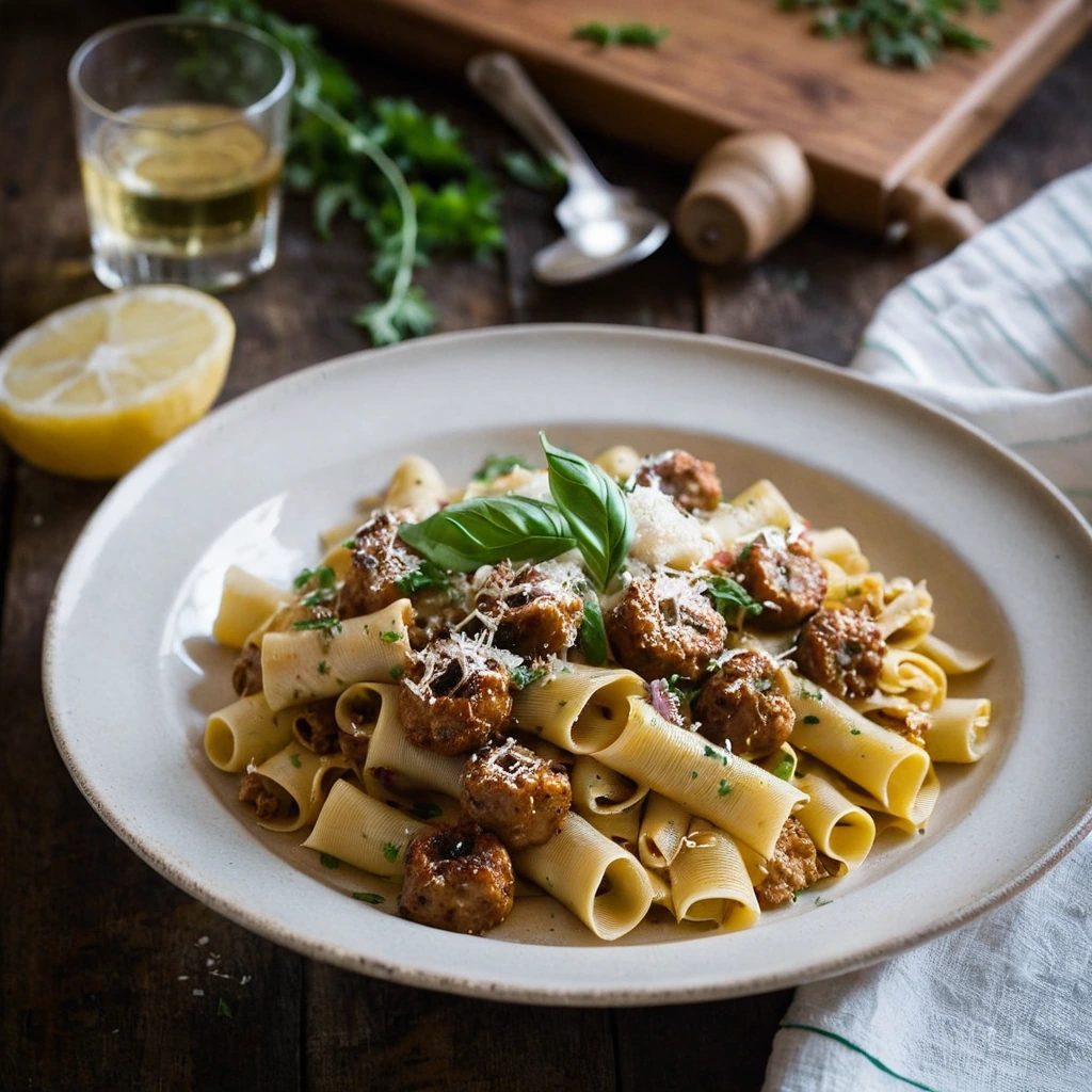 Italian Sausage Pappardelle