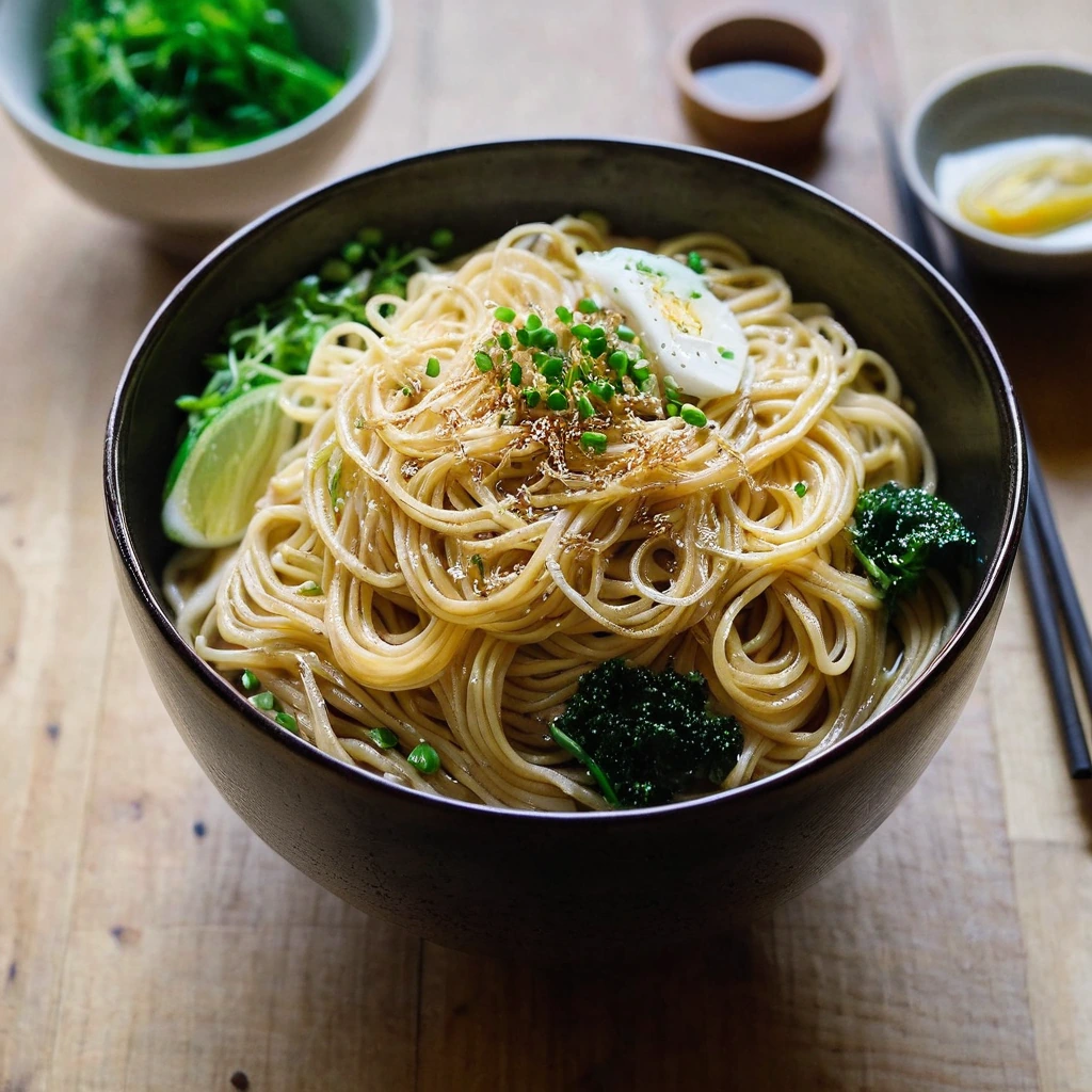 Japanese Miso Butter Noodles