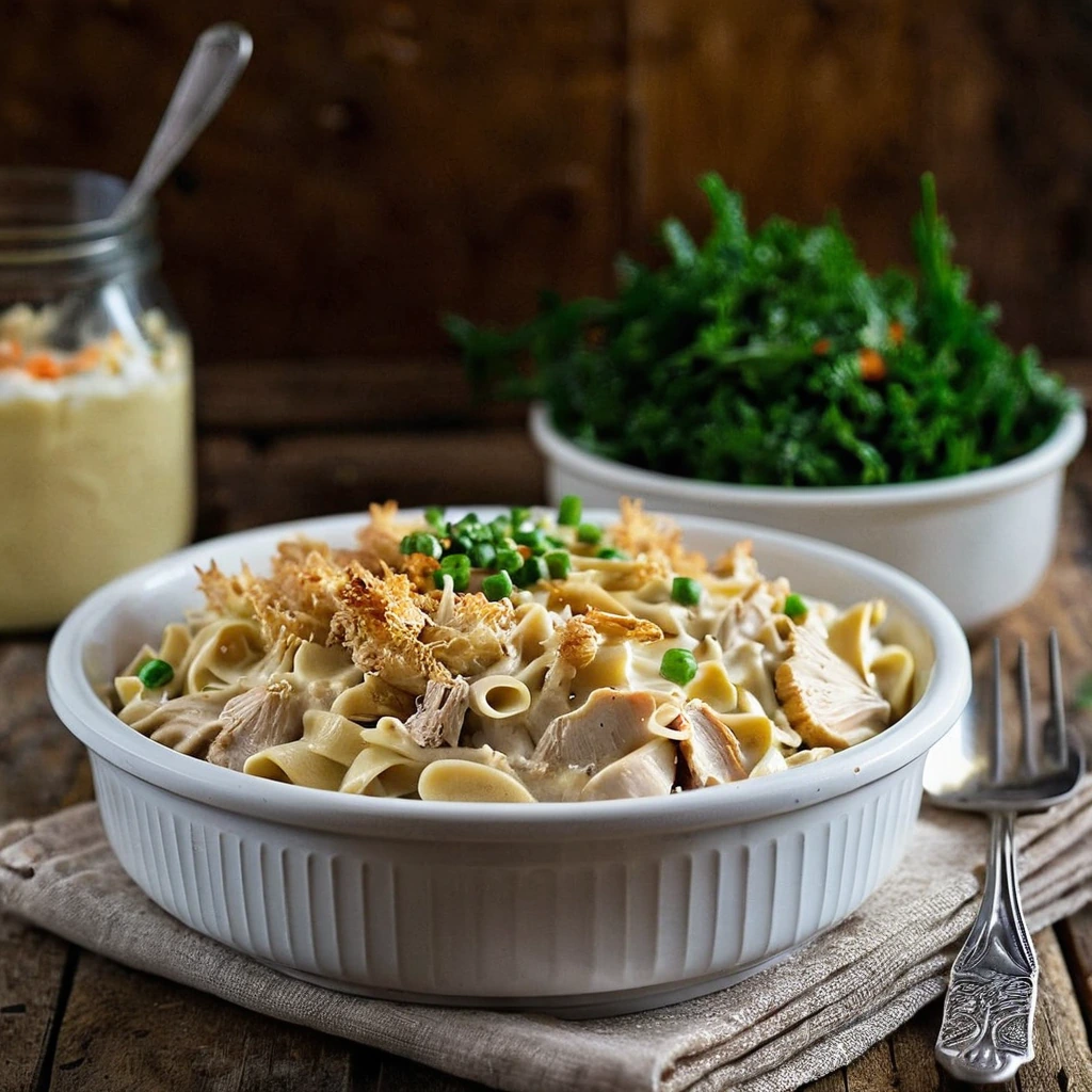 Leftover Turkey Noodle Casserole
