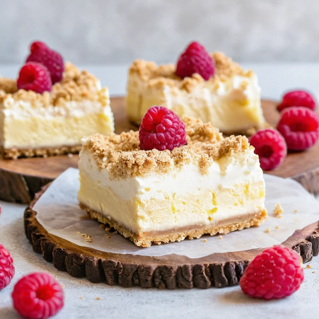 Lemon Raspberry Cheesecake Bars