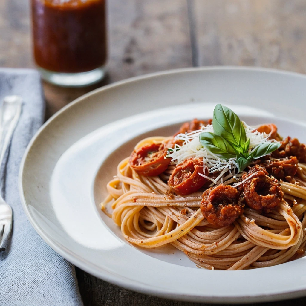Linguine with Sun-Dried Tomato Sauce