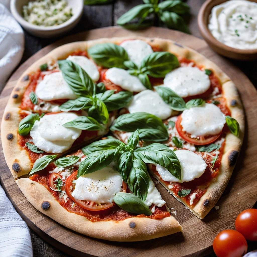 Margherita Flatbread Pizza