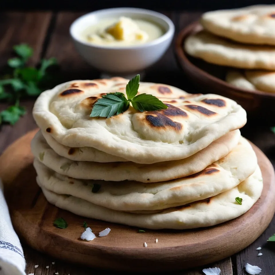 Fluffy Homemade Naan