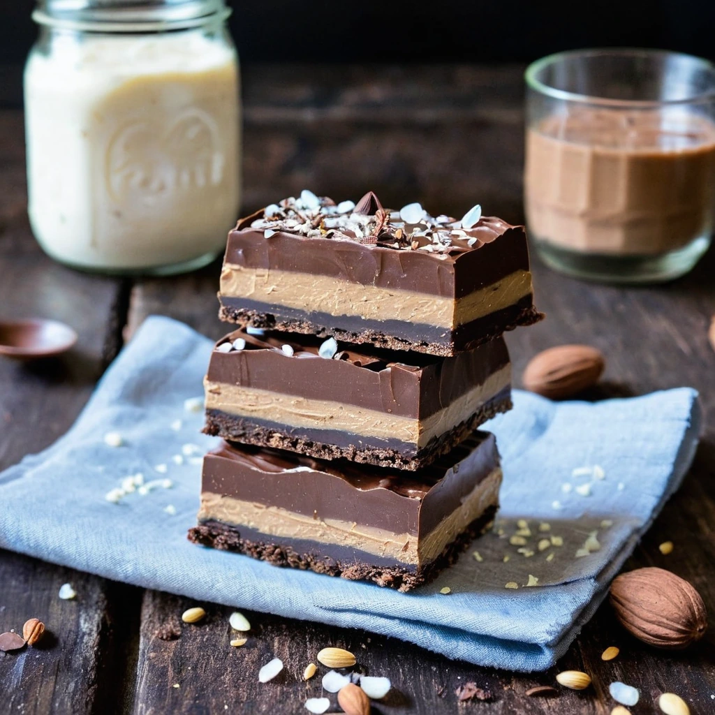 No-Bake Chocolate Peanut Butter Bars