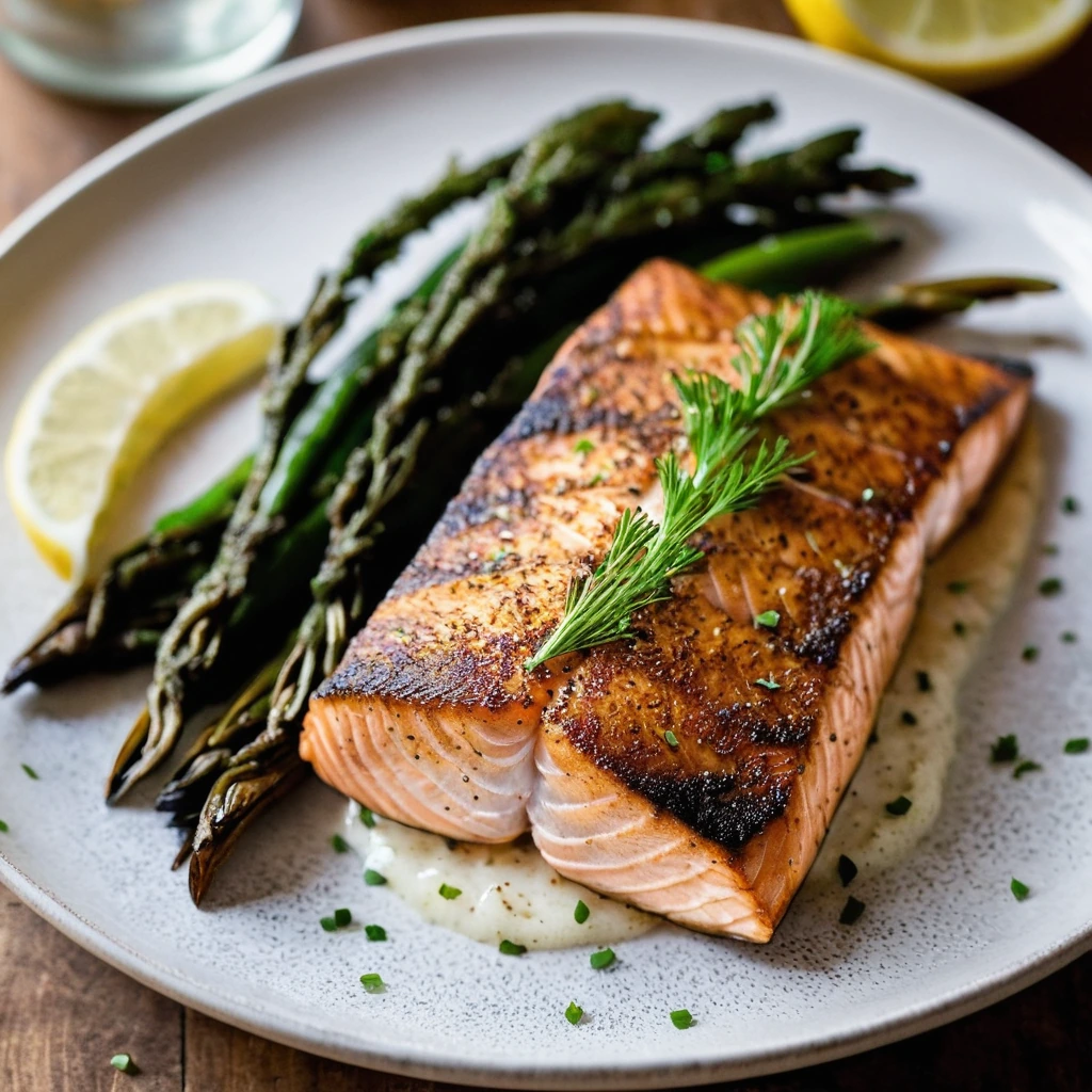 Pan-Seared Cajun Spice Salmon Fillets