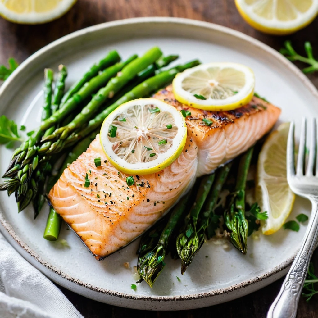 Pan-Seared Garlic Lemon Salmon Fillets