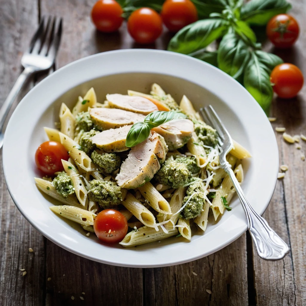 Pesto Chicken Penne