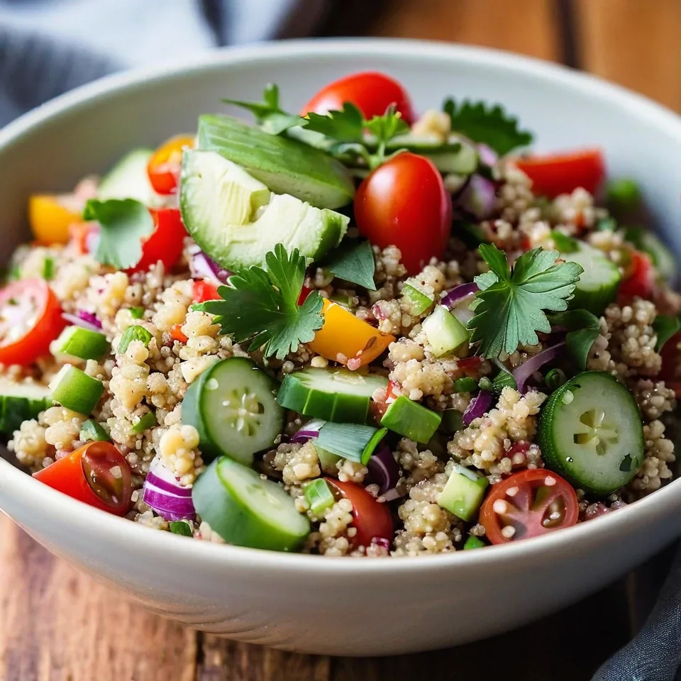 Quinoa Salad with Crunchy Veggies