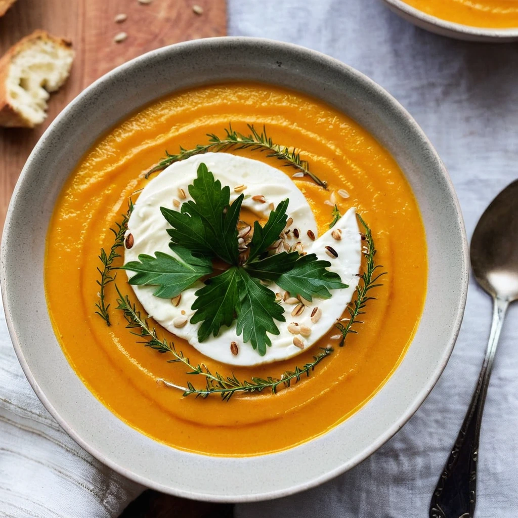Roasted Butternut Squash Bisque