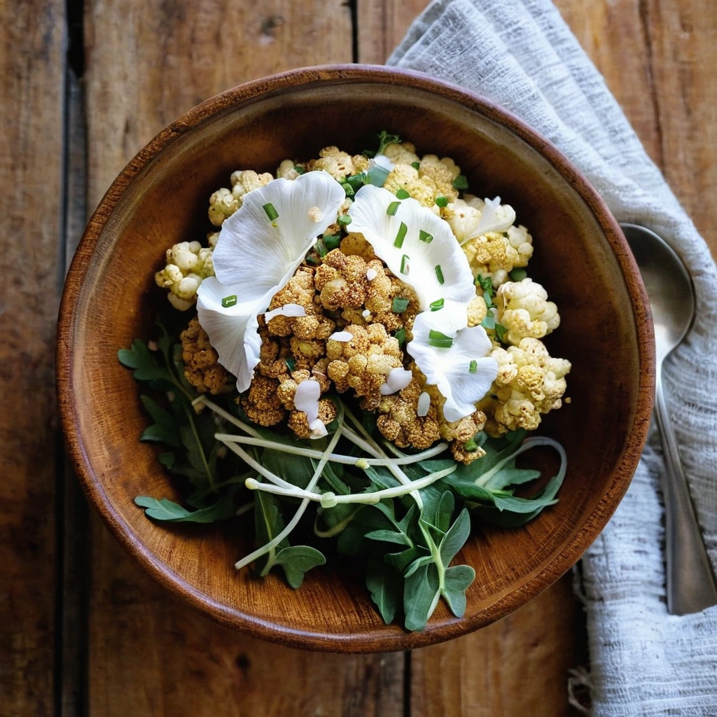 Roasted Cauliflower Grain Bowl