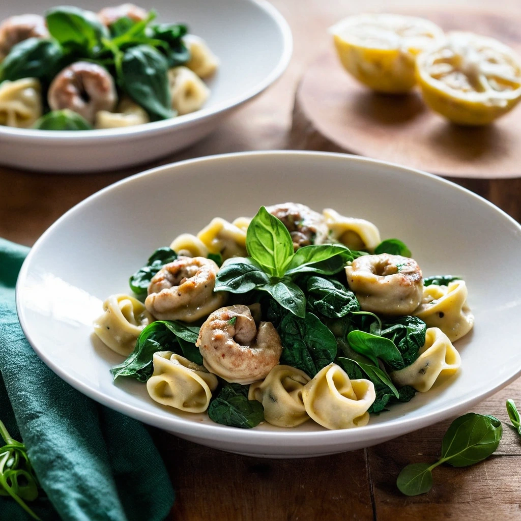 Sausage and Spinach Tortellini