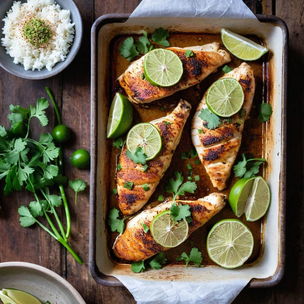 Sheet Pan Chili Lime Chicken Breasts