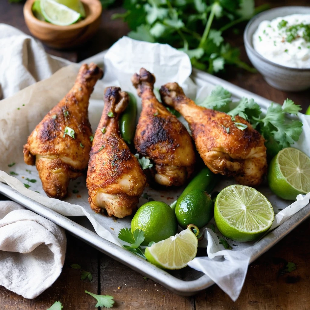Sheet Pan Chili Lime Chicken Drumsticks