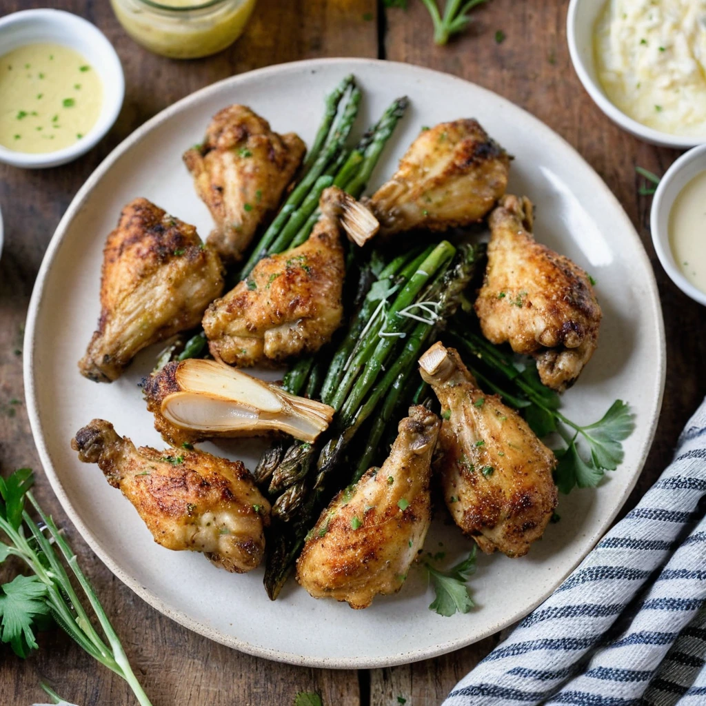 Sheet Pan Garlic Butter Chicken Wings