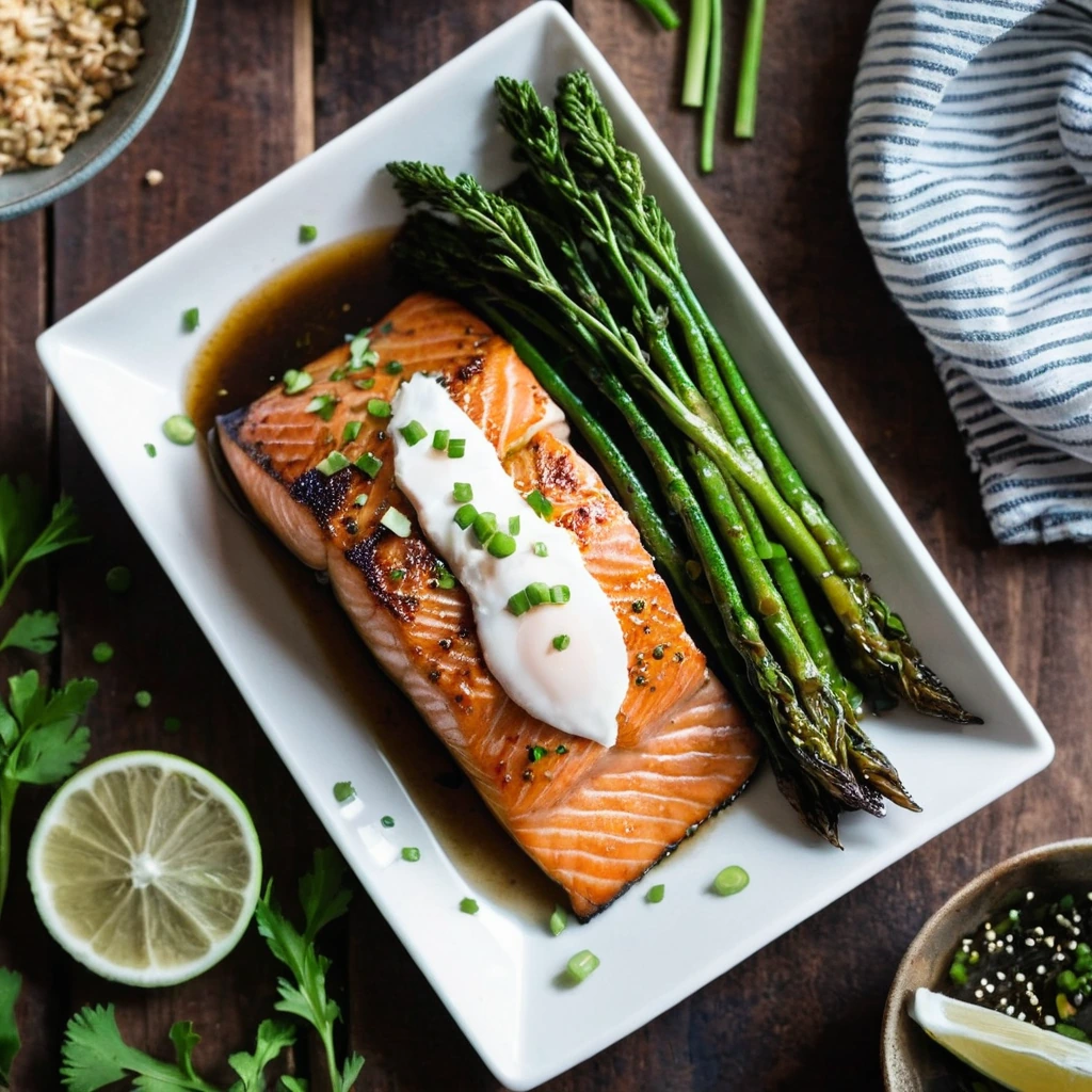 Sheet Pan Ginger Soy Salmon Fillets
