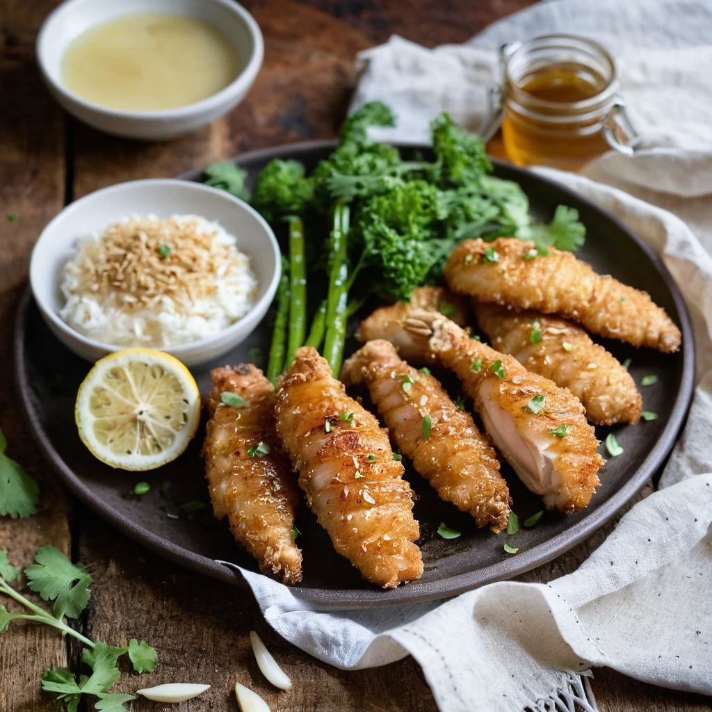 Sheet Pan Honey Garlic Chicken Tenders